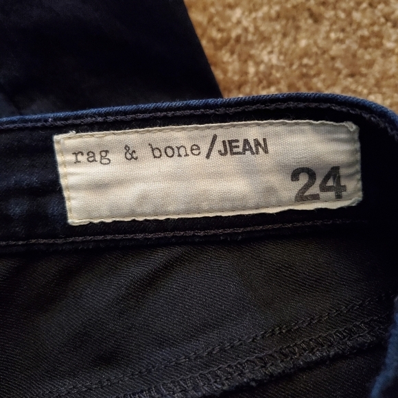 Rag & bone Ankle Zip Jeans Size 24 - Picture 6 of 9